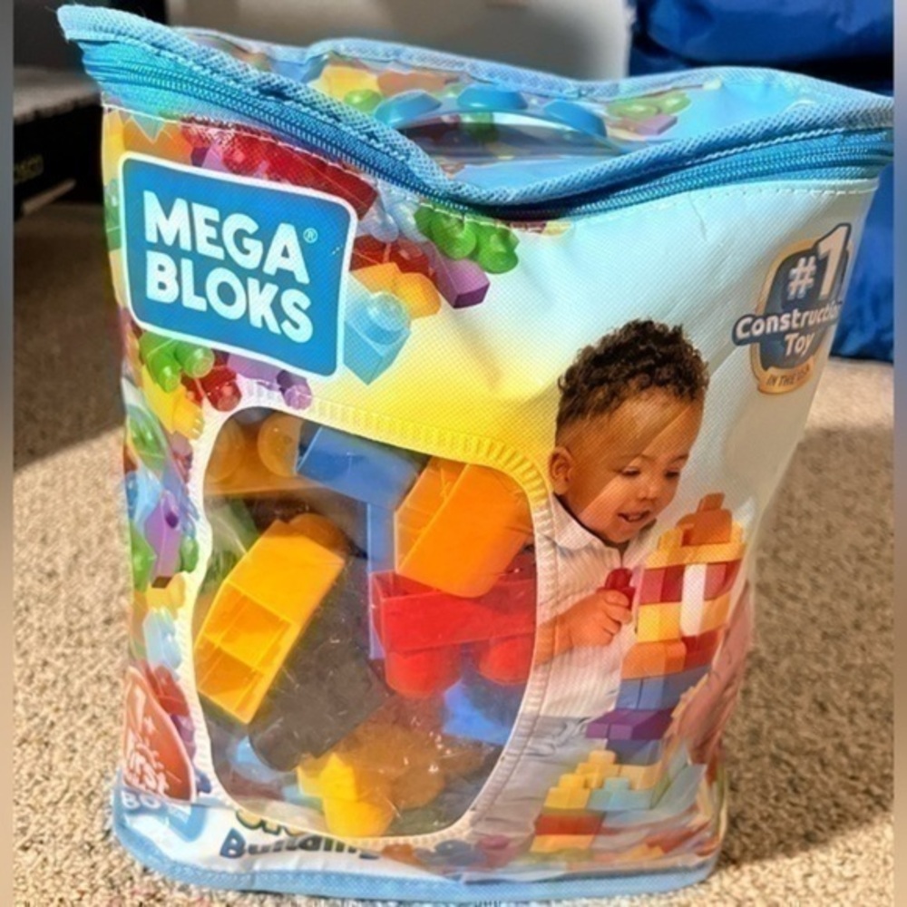 Full bag of Mega Blocks